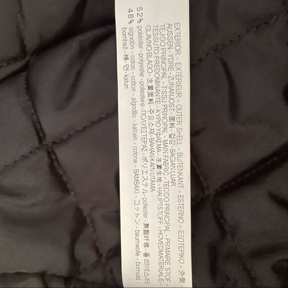 Zara ~ trf outerwear ~ Women’s Black Puffer Jacket ~ Fur Trimmed Hood ~ size Sm - Picture 11 of 16